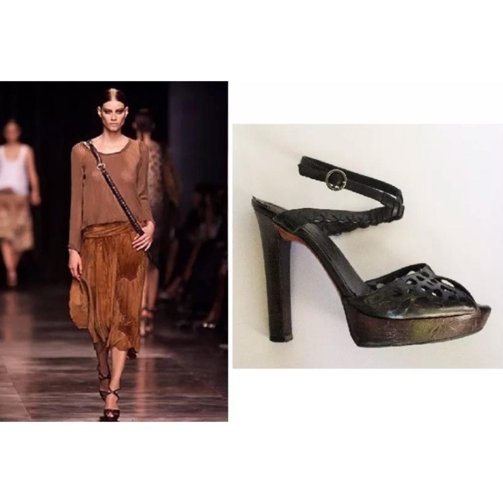 Yves Saint Laurent 2002 Runway Collection Heels - image 1